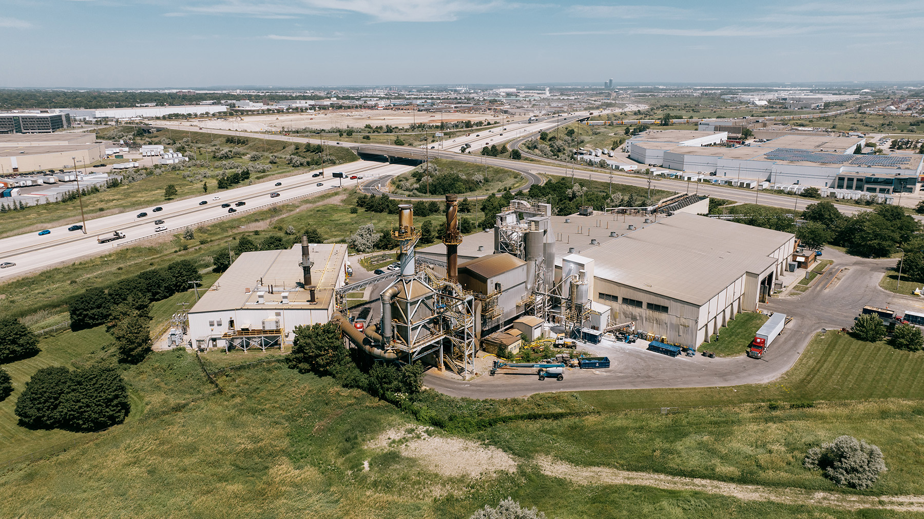 Surrounding the Emerald Energy From Waste incinerator lie warehouses and manufacturing plants, but beyond this industrial sector are neighbourhoods that have expanded alongside one of Canada’s fastest-growing cities.