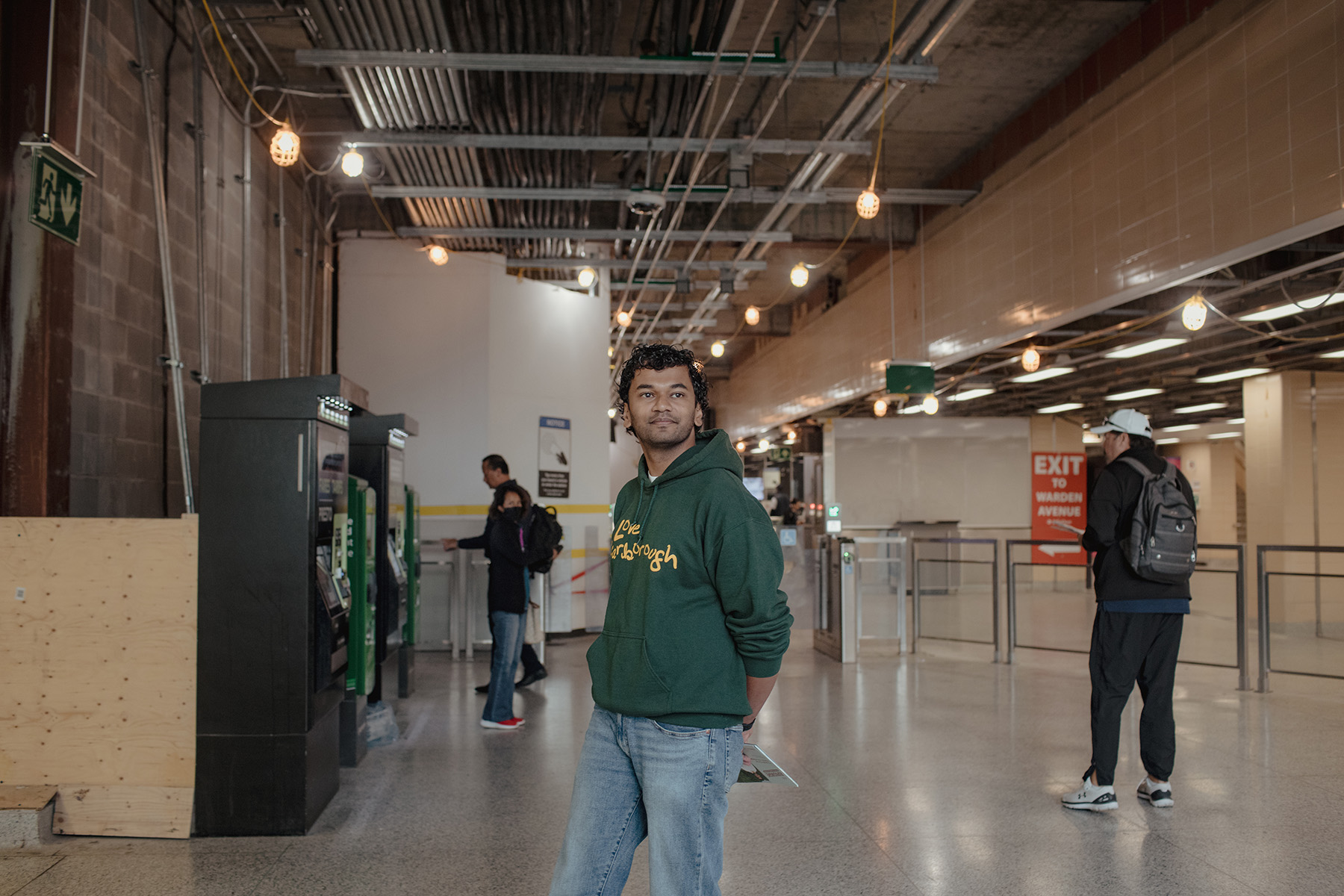 Kevin Rupasinghe at Warden station in September.