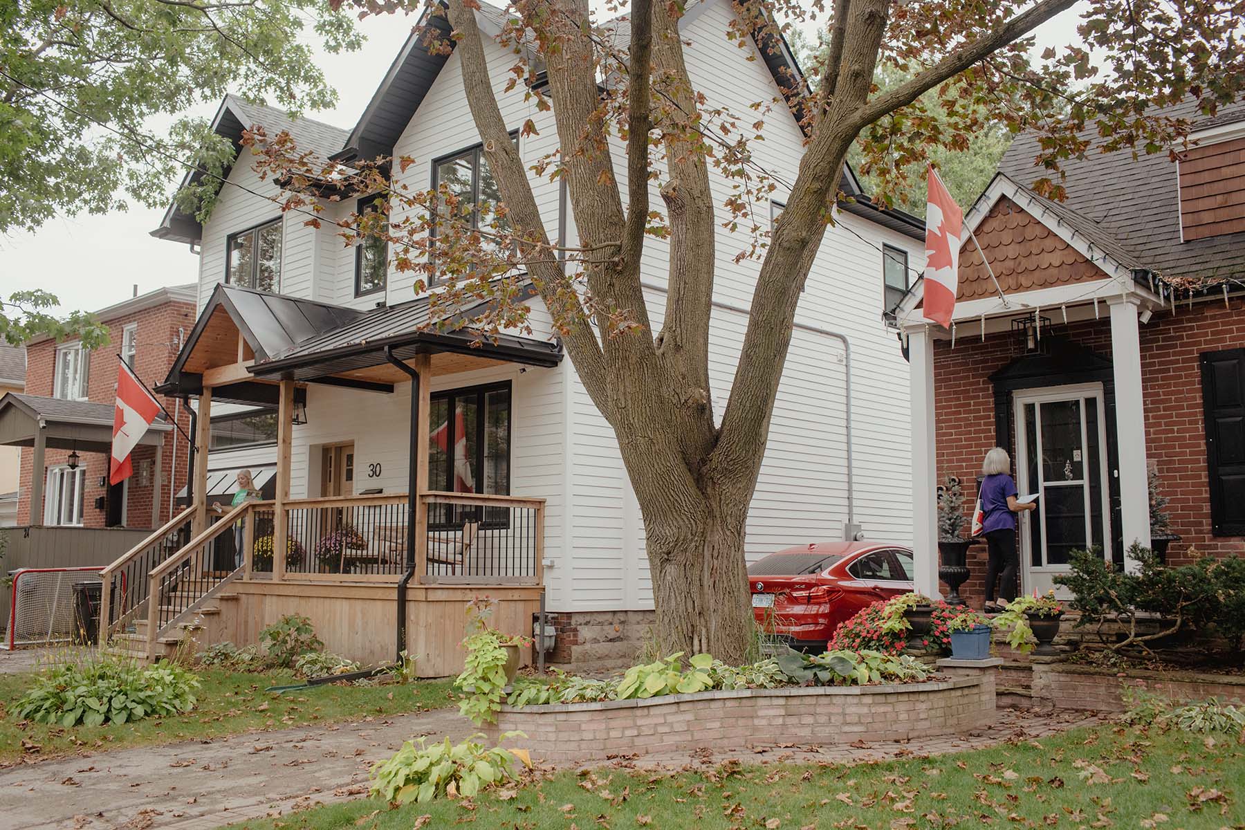 Scarborough Southwest councillor Parthi Kandavel canvasses with a team of volunteers in Birch Cliff in October.