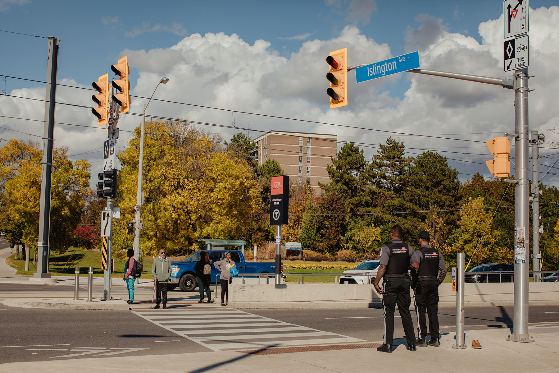 Islington Avenue and Finch Avenue West.