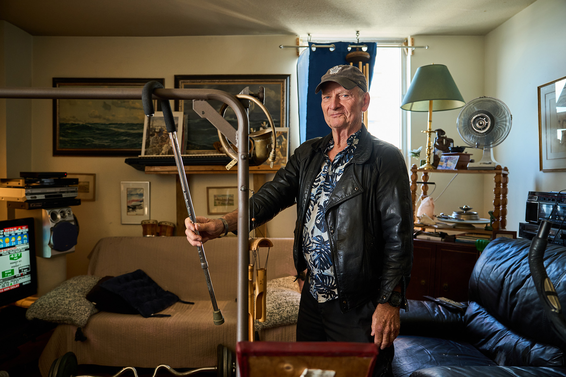 Gary Kassbaum has lived in the Main Square Apartments in Danforth Village for 15 years.