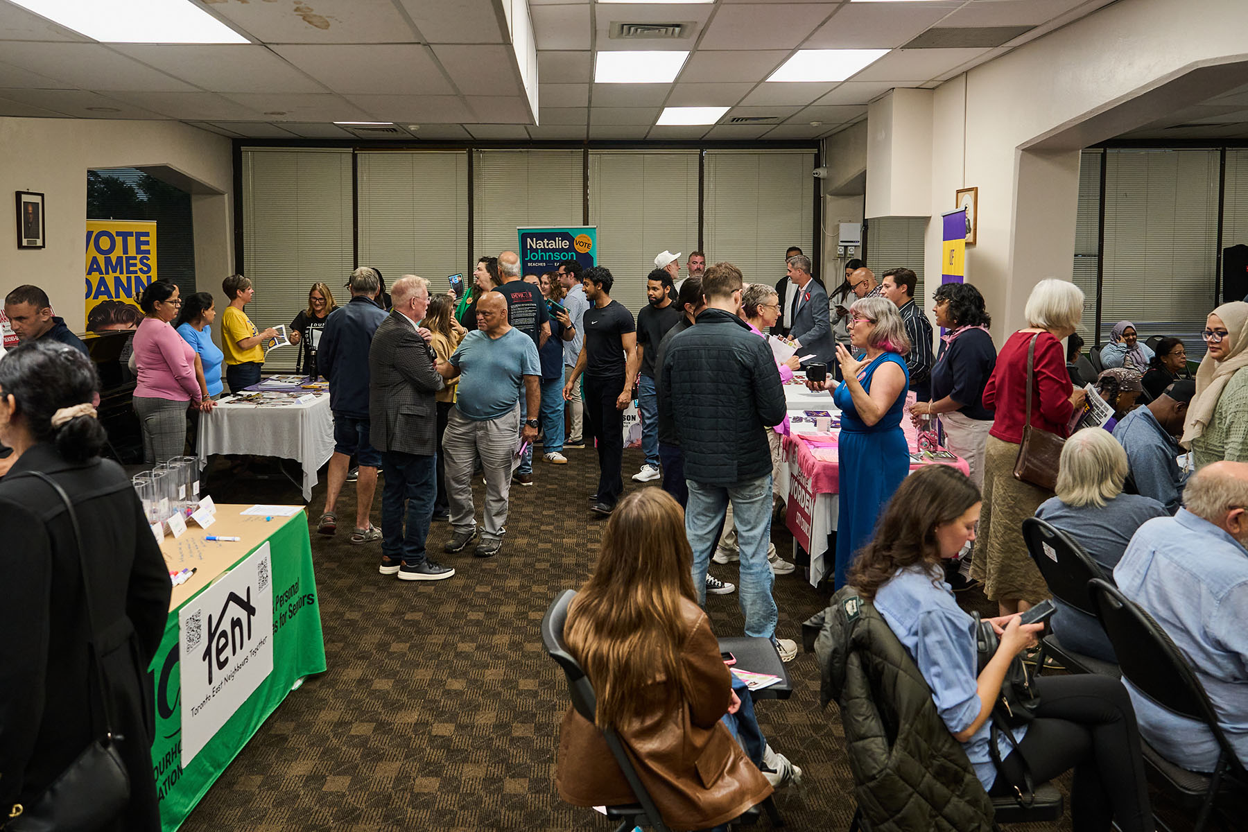 Beaches-East York candidates share their platforms at a forum in September. Thirteen candidates are running for council in the ward.